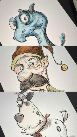 維維老師｜全職家教 - 電繪—臨摹構圖+自己上色