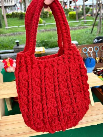 鉤織你心 - 美麗提袋