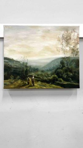 郭芳佑 - 油畫風景臨摹