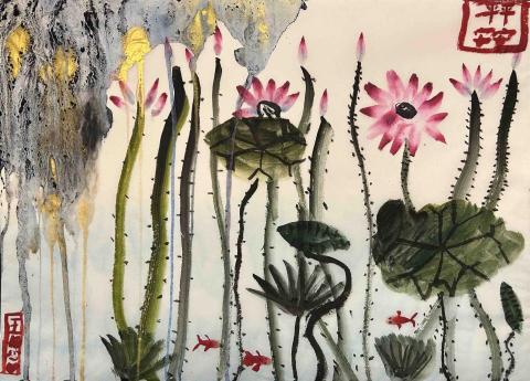 Ivy - 國小二年級/水墨畫