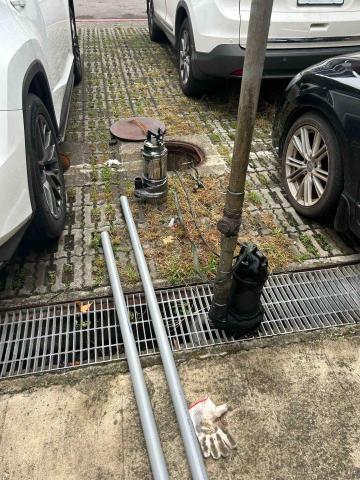 啟湧工程 - 沉水泵浦更換及配管