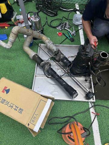 啟湧工程 - 污水馬達更換及配管