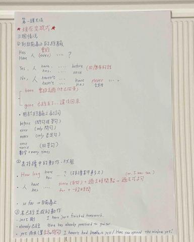 楊敬亭 - 幫學生做重點整理