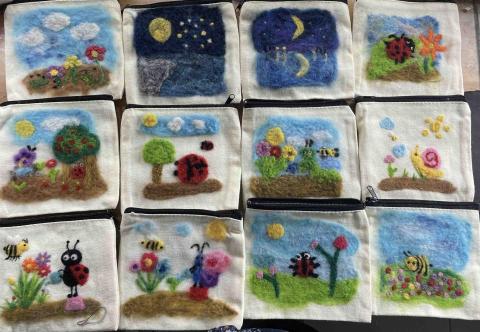 悠遊毛氈工作室 - 夏令營小朋友作品