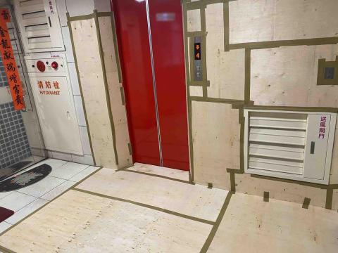 姚承少 - 梯廳保護工程施作