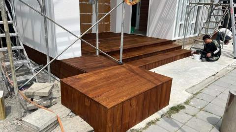 家油我漆塗裝修繕工程行 - 裝潢場護木漆施作