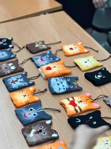 悠遊毛氈工作室 - 教學活動學員作品