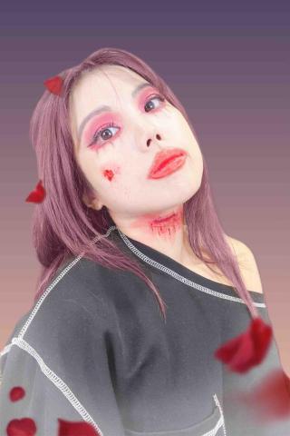 Ki喲打 彩妝造型/化妝教學/黑眼圈救星 -  萬聖節妝容_恐怖風 Ki喲打 彩妝造型/化妝教學/黑眼圈救星 -  萬聖節妝容_恐怖風