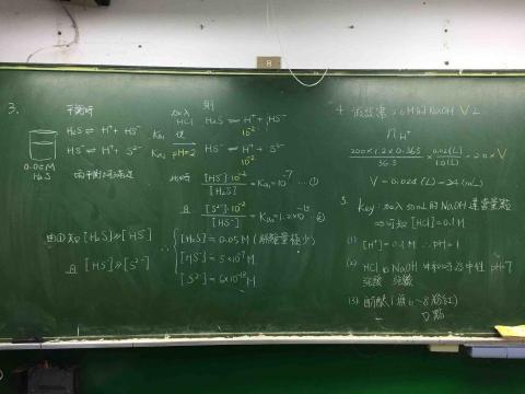 孟昭安 - 上課留下的板書