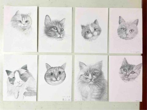 簡怡庭 - 學生素描作品