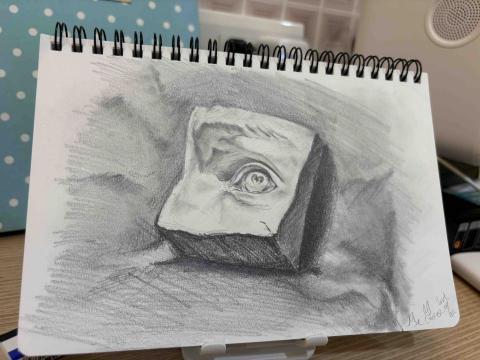 瑜恩 - 黑白素描