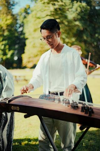 余磊 古箏老師/英文家教 - 於2023年愛沙尼亞民族音樂工作坊拍攝