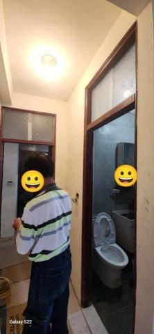 秝研油漆 防水工程 - 新竹市東山街10號，全室一道批土+局部批土研磨+虹牌（百合白）施工前