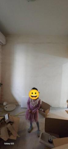 秝研油漆 防水工程 - 新竹市東山街10號，全室一道批土+局部批土研磨+虹牌（百合白）施工前