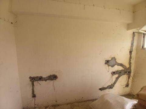 秝研油漆 防水工程 - 新竹市，社區：光復國宅，全室虹牌水泥漆（玫瑰白）+防水抗裂水泥+防水壁癌處理+兩道批土研磨，施工前