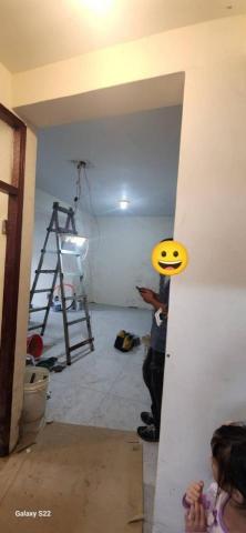 秝研油漆 防水工程 - 新竹市東山街10號，全室一道批土+局部批土研磨+虹牌（百合白）施工前