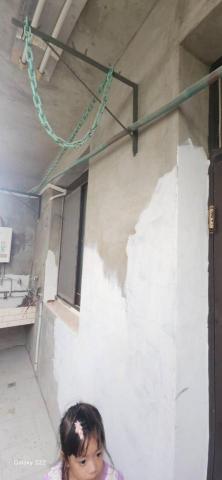 秝研油漆 防水工程 - 新竹市東山街10號，全室一道批土+局部批土研磨+虹牌（百合白）施工前