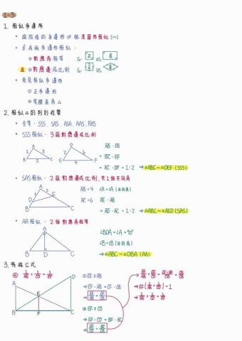 Henry Huang - 國三數學筆記
