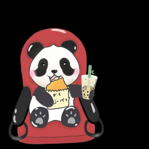 陳真羽 - 慶祝福寶電影上映，所畫的圖。