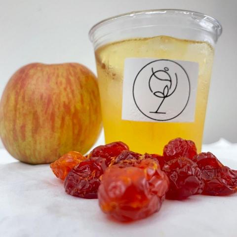 Kyu Tea -酒裡茶香 - 伏特加/紅玉/番茄蜜餞/梅子/蘋果