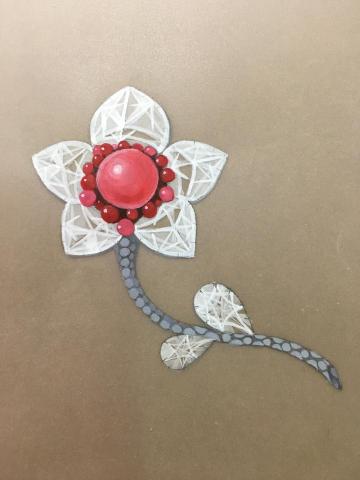 熊大藝術2 - 水彩畫-胸針