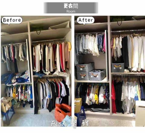 魚式整理·收納 - 更衣室整理