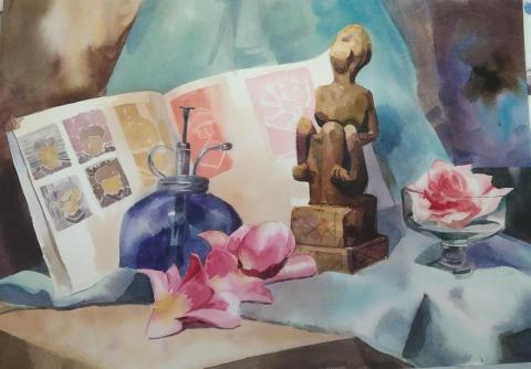 Ian - 靜物組合水彩