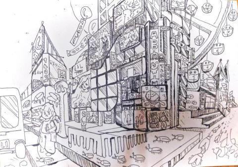 雞腿 - 原創插畫作品