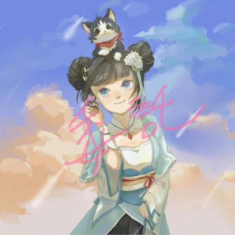 雞腿 - 與vtuber 合作的插畫委託