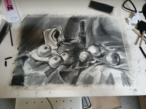 雞腿 - 素描作品