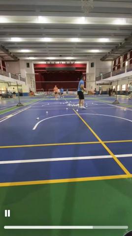 蘇州丕 - 南港高工羽球教學1