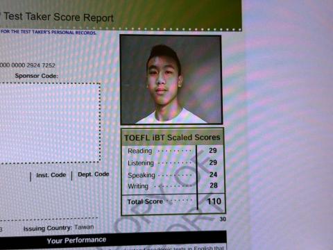 Wm Lai - TOEFL_iBT score