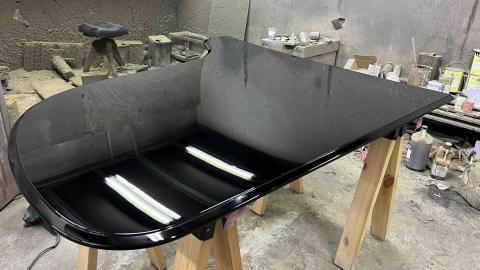 盧德明 - 研磨拋光後的蓋板