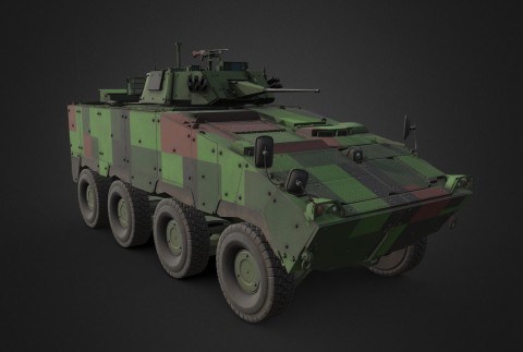 陳少啟 - CM34雲豹甲車 ( 建模+貼圖 )