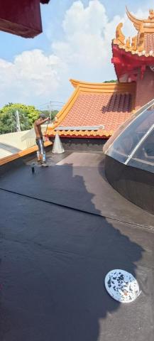 陳柏宇 - 廟宇屋頂防水水性材施工