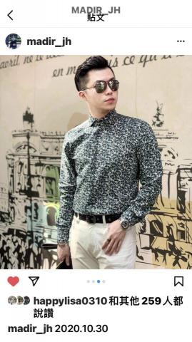 張先生 - 歐洲知名品牌Strellson，與KOL(意見領袖)於IG合作網路業務配合曝光