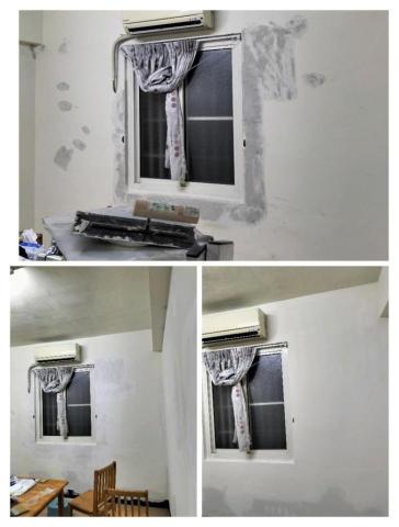 西蒙油漆シモン - 批土美容前 油漆粉刷後