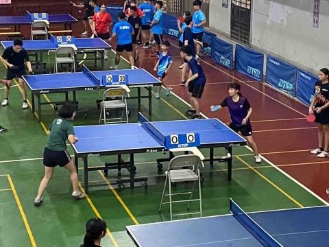 黃乃一 - 與各地桌球好手交流競賽