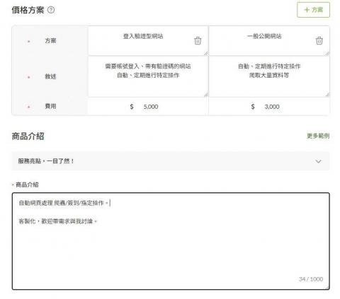 王景霈 - 服務項目。