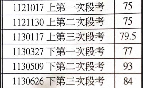 郁青 - 國文經教學後成績逐漸進步