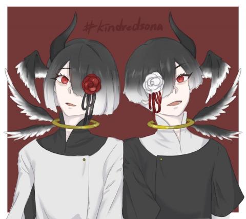 慶慶子 - 參加Vtuber粉絲形象徵選而繪製