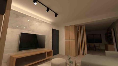 囙．設計繪圖 - 美崙公寓3D渲染