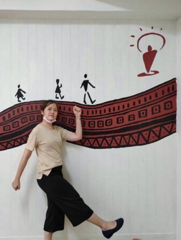 A-Bu無樂不作 - 原住民風格壁畫