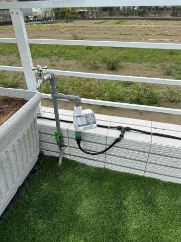 易樂企業社@uyL9696f - 硬管銜接定時器，自動澆水