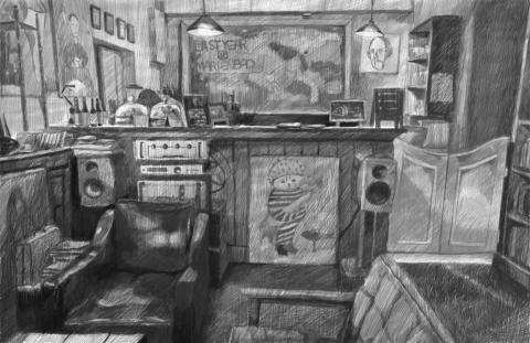 林芸竹 - 素描風格景物