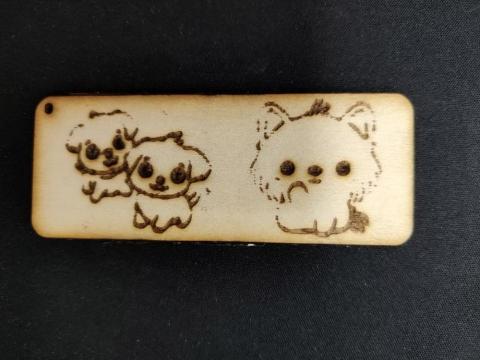 解玉綉 - 雷雕成品