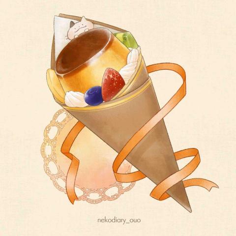 鄭宇伶/Zhonglu - 甜點插畫