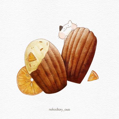 鄭宇伶/Zhonglu - 水彩甜點插畫