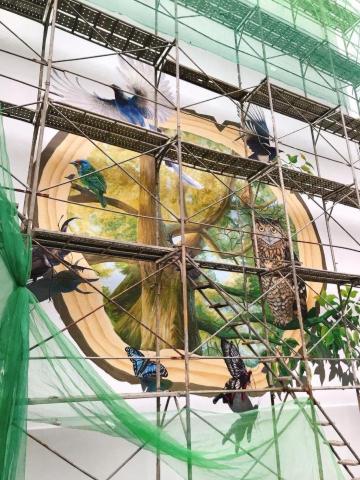 Selphie Jhuang個人工作室 - 三峽校區　壁畫