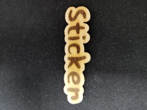 訊亞企業 - 雷雕，不規則形狀，成品。